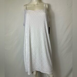 No Boundaries Juniors Cami Mini Dress White NWT Size 21 ( XXXL